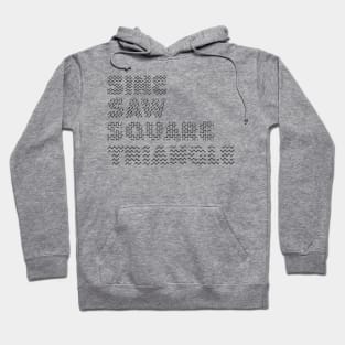 Synth waveforms for Synthesizer musician Hoodie